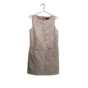 NWT Victoria Beckham For Target Pink Sleeveless Paisley Shift Dress Size Small